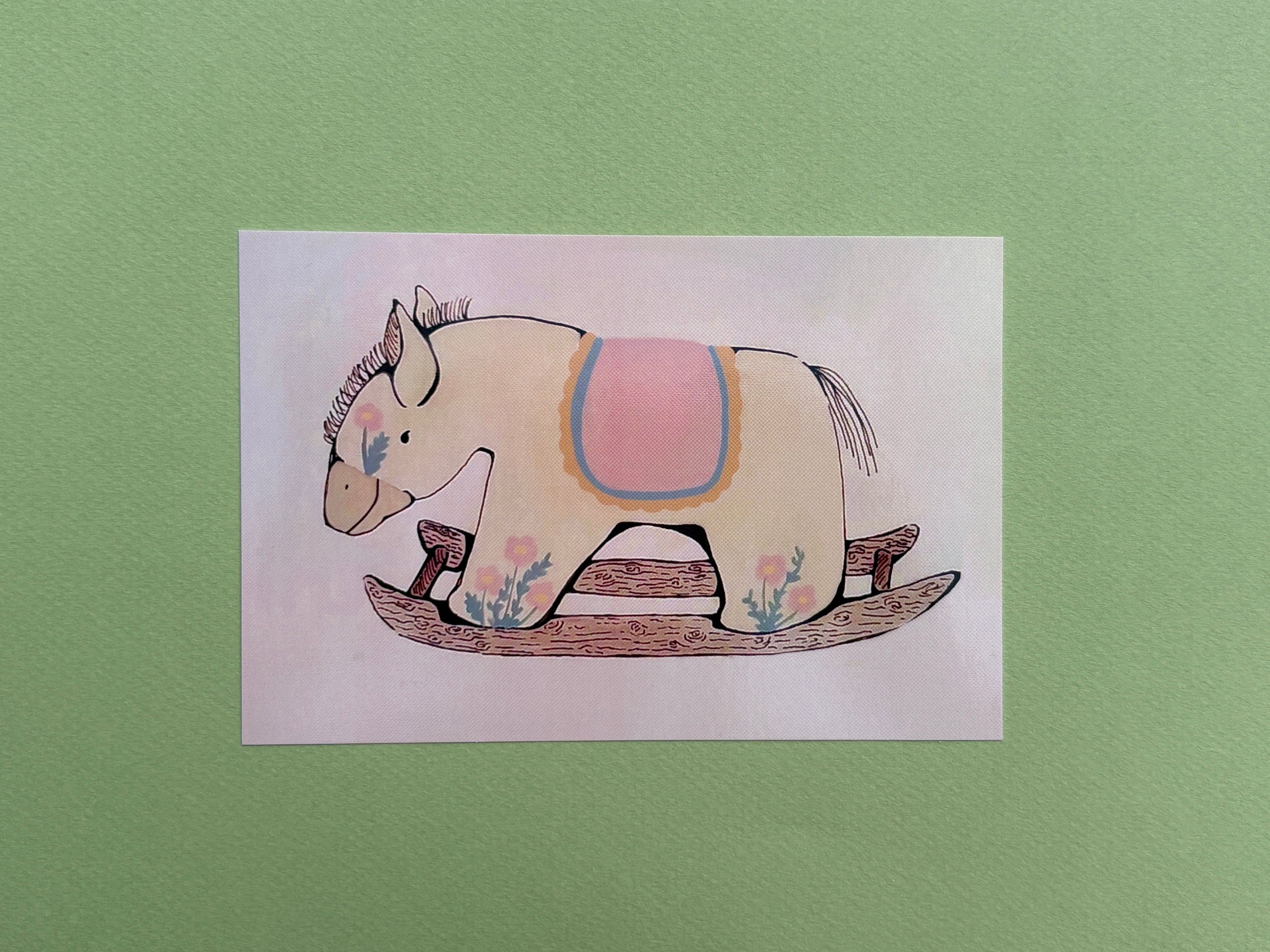 Rocking Horse Postcard/Print