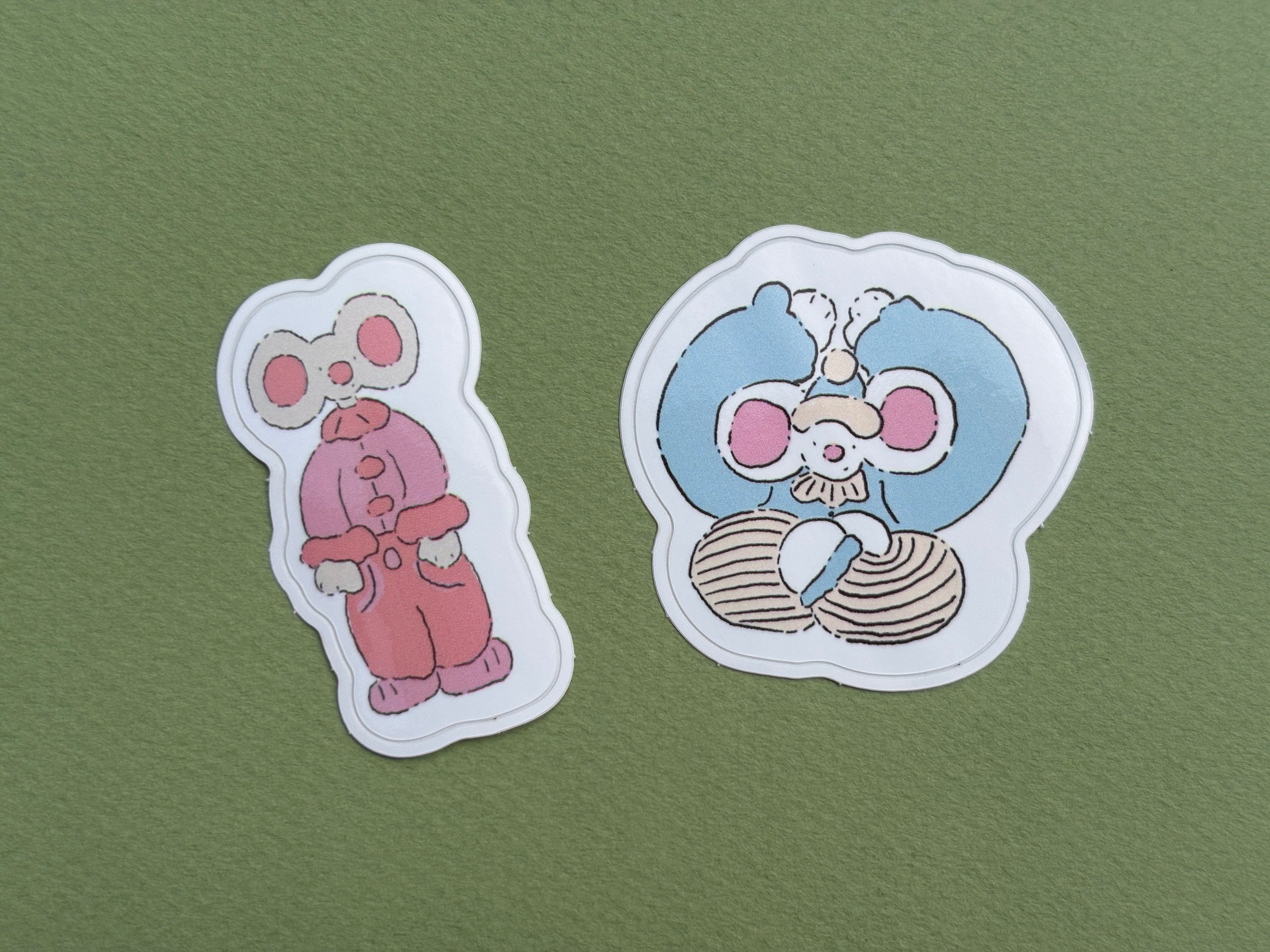 Clown Stickers 2PACK